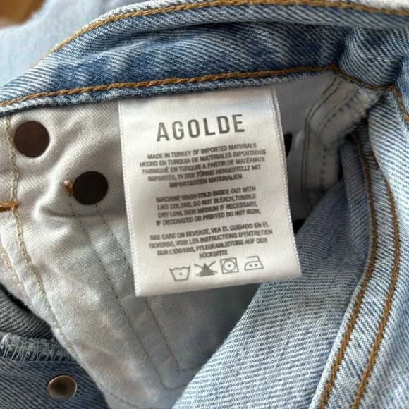 Agolde 90's Mid Rise Loose Fit in Captured - Picture 11 of 11